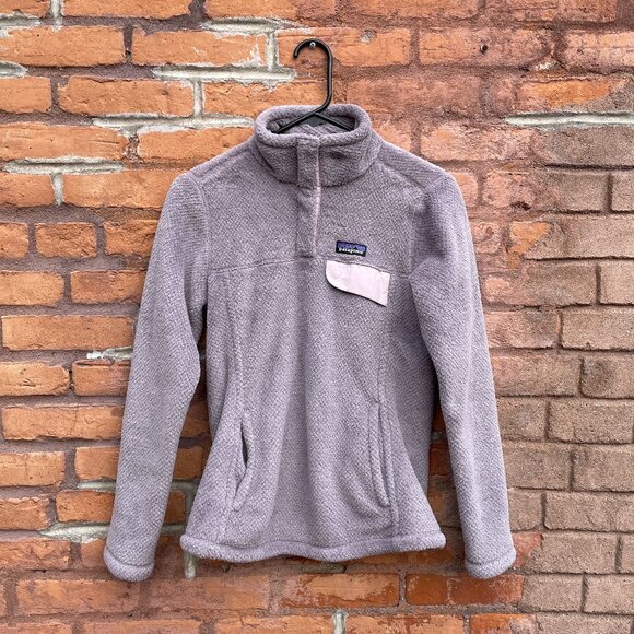 Patagonia Women's Re-Tool Half-Snap Pullover Smokey Violet XS Great Condition - Picture 1 of 9